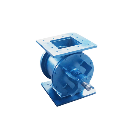 Valvola in acciaio al carbonio resistente al calore Airlock rotativo per collezionista di polvere