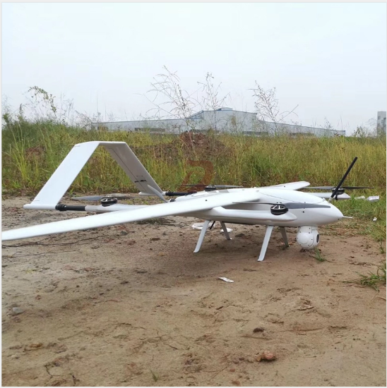Fixed-wing UAV Composite Material Vertical Take-off And Landing Police Drone 
