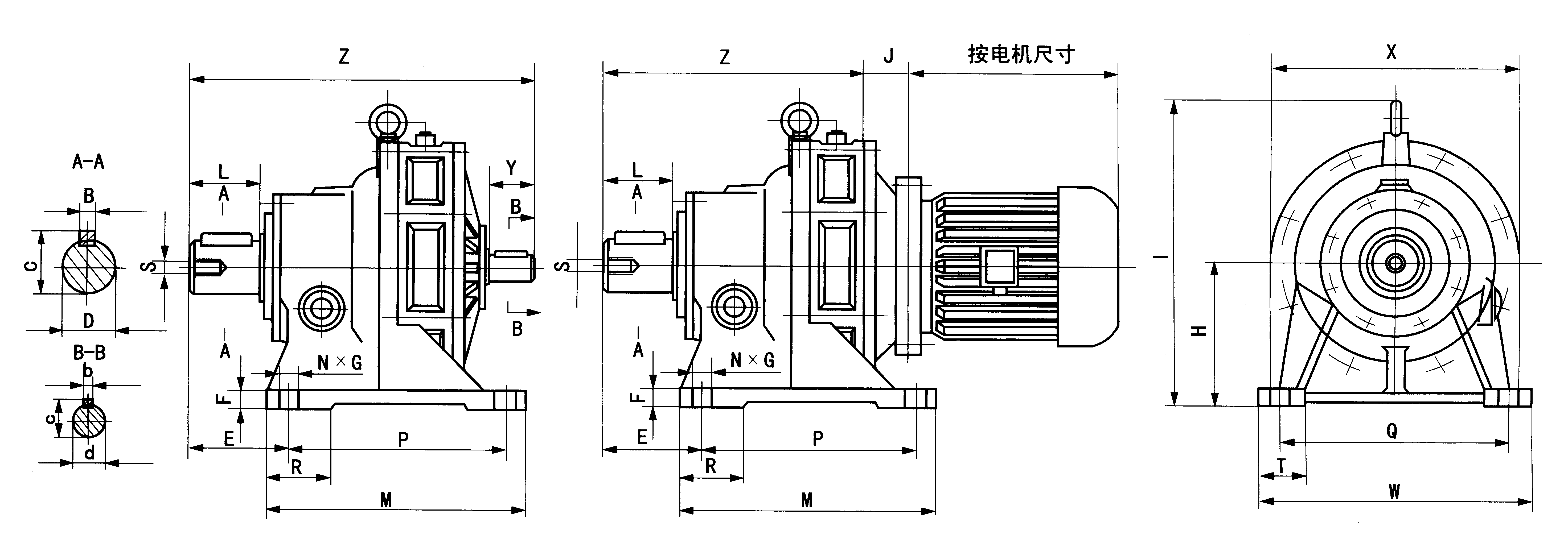 BLD BL Cycloid Drive Gear Reducer SPEED